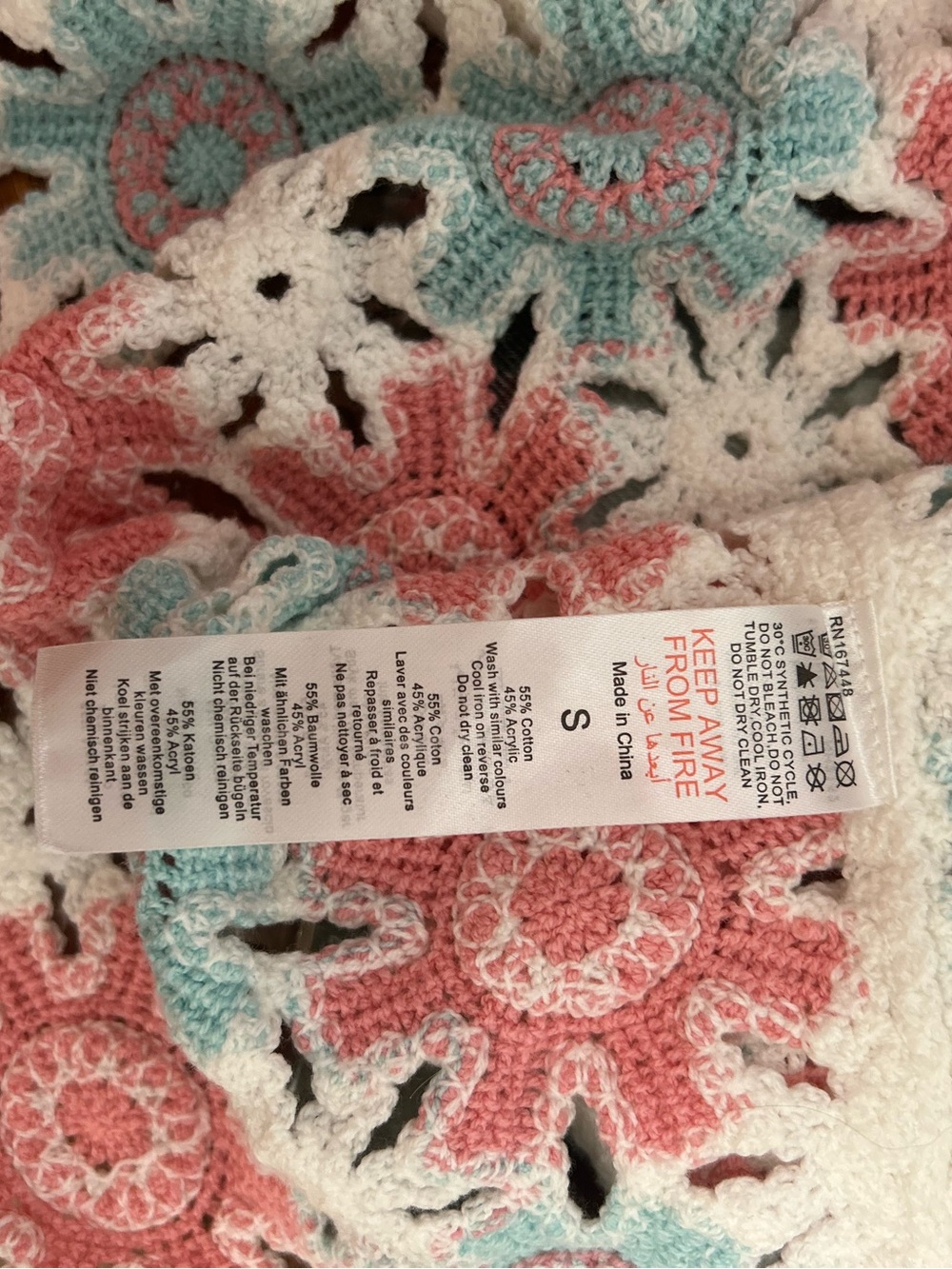 NWT PrettyLittleThing  crotchet top size small - Picture 5 of 6